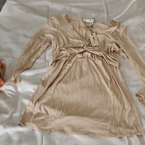 Studio M Elegant Tan Tunic